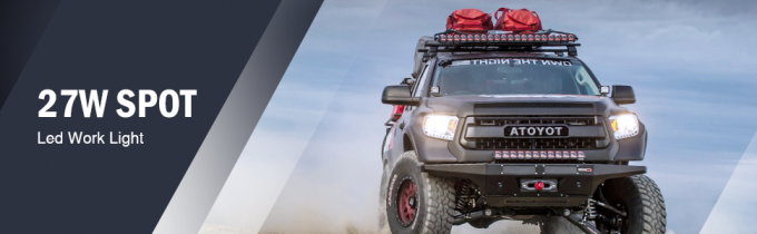 27W het vlek Geleide Off Road-Licht van de Lichten Super Heldere Drijfmist voor Vrachtwagen SUV 0