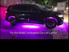 APP/afstandsbediening Auto onderstroom lichtkit RGB onderstel onderstroom auto atmosfeer flexibel onder glo
