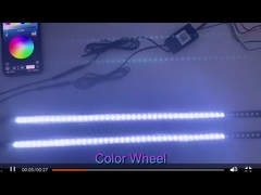 Universal ABS Auto Interieur LED-lichten Waterdicht 56cm Car Flash Strobe Light Knight Rider Scanner Li