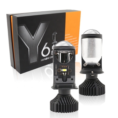 De Motorfiets van de LEIDENE van autokoplampen H4 YD6 6000K wijzigde de de koplamp voormistlamp Koplampauto LEIDENE bol 12V