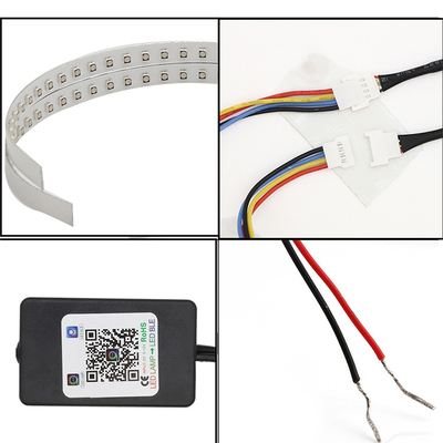 IP 67 van LEIDENE APP Auto Omringende Lichten Controlekoplamp Angel Eye Kits 360 de Uitrusting van de Haloringen van het Graadsmd Demon