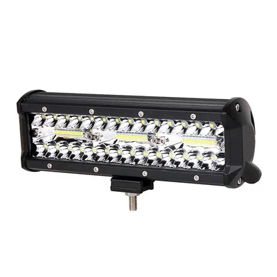 9 inch 180W Dual Row LED Light Bar Wit / Amber Voor offroad auto's