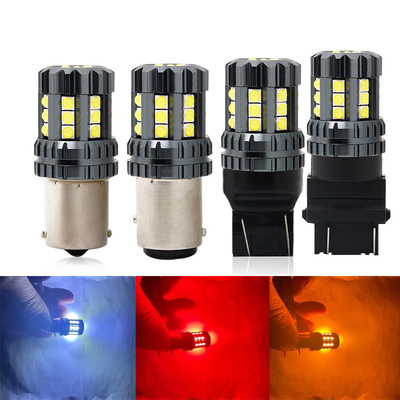 Witte LED-auto-draailichten Auto 12V 24V 2835 45SMD 1156 1157 T25 3156 3157 T20 7440 7443 Canbus-lampen Auto Led