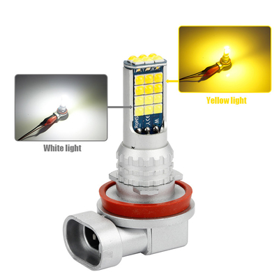 kopen Lichten Twee Kleur Lichte H11 9006 881 H3 H8 H7 3030 van de hoge Machts Universele Automobiele Mist online manufacture