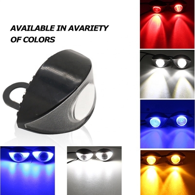 LEIDENE van de douane300lm 6000K Motorfiets Koplampen Hawk Eye Lights 10SMD