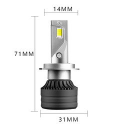 de auto leidde de lichten H7 3570 van de koplampmist 50W-van de bol dag lopende lichten van de autokoplamp nieuwe de stijlnp300 bol