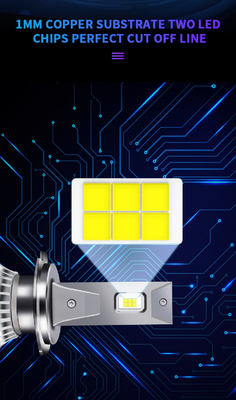2 kantenh7 LEIDENE Bol 180W 360 Super Heldere de Autokoplampen H4 H11 HB3 9005 van de Graadluminescentie Auto Geleide de Koplampbol van S2