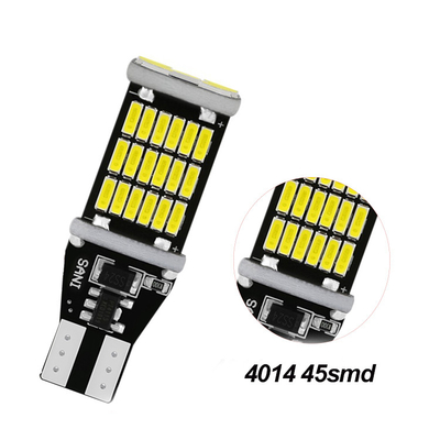Universele Auto Geleide Staartlicht en Richtingaanwijzer bulbT15 4014 45smd 12-24V