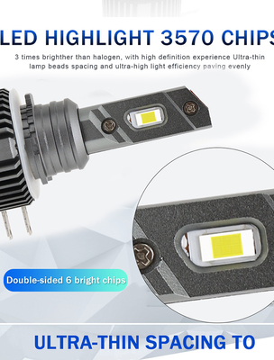 ODM Faros Focos Luc H15 Led Koplampbol 8000Lm voor Autohalogeen Geleid Hoofdlicht