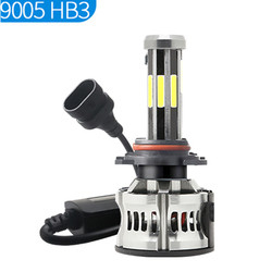 8 kanten H1 H3 H4 H7 9005 9006 Automobiel LEIDENE Koplamp 6000K 360 Canbus