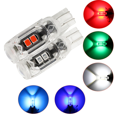 LEIDENE Hoge Helderheids Automobiel LEIDENE Gloeilampen T10 3030 de Nummerplaat Lichte Auto Sidelamp van 5SMD Canbus