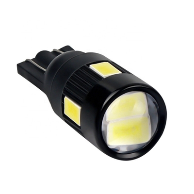 T10 5630 6 SMD Nonpolarity leidden Gewijzigde LEIDENE van Auto Zij Gloeilampen Bol gelijkstroom 12V
