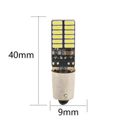 BA9S 4014 Automobiel LEIDENE van 24SMD Gloeilampenbreedte Geleide Indicator Lichte 12V