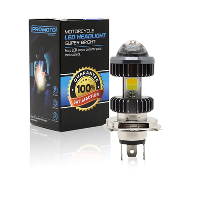 Motorfiets Geleide de Projectorh4 BA20D Dubbele Kleur 20W Mini Fog Driving Lights Bulbs van de Koplampbol