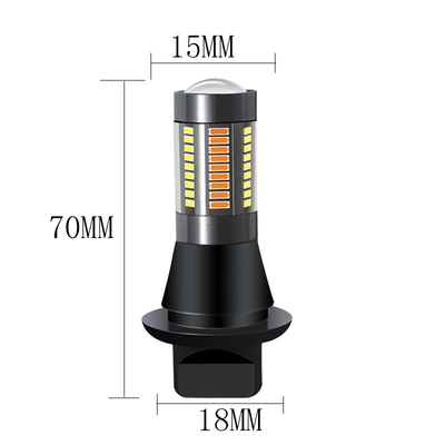 T20canubs de LEIDENE Remrichtingaanwijzer steekt 7440 4014 66SMD Geleide Dag Lopende Lichten aan