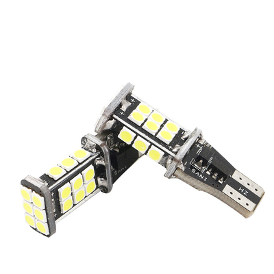 T15 3030 van het LEIDENE van 24SMD Canbus Licht van de de Autohoek Koplamp12v Hoogtepunt het Omkerende