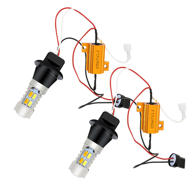 Dubbele Kleur 7440 T20 BA15S 1156 BAU15S van 5630 20SMD Geleide Richtingaanwijzerbollen