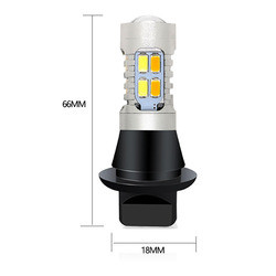 Dubbele Kleur 7440 T20 BA15S 1156 BAU15S van 5630 20SMD Geleide Richtingaanwijzerbollen