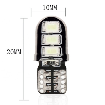 T10 Auto Geleid Zij de Tellerslicht 2835 6smd DC12V 194 W5W van de Breedteauto