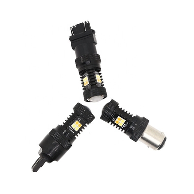 Dubbele LEIDENE van de Kleuren van de Witte Gele 12V Achtbaan Lichten 1157 3157 7443 3030 16SMD Remrichtingaanwijzer