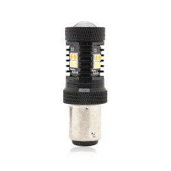 Dubbele LEIDENE van de Kleuren van de Witte Gele 12V Achtbaan Lichten 1157 3157 7443 3030 16SMD Remrichtingaanwijzer