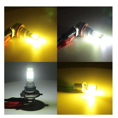 Lichten Twee Kleur Lichte H11 9006 881 H3 H8 H7 3030 van de hoge Machts Universele Automobiele Mist
