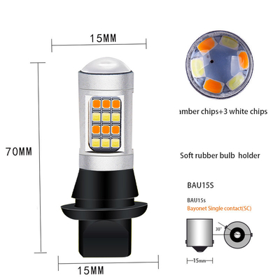 42SMD LEIDENE Bollent20 1157Turn Signaal Geleide Lichten voor Autostoplicht met Stroboscoopfunctie