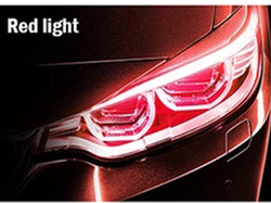 30cm 45cm van de 60cm Dag LEIDENE van de Autokoplamp van de de Remstroom Buisstrook de Gids Lichte 2pcs