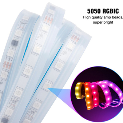 van de de Dagcm Tijd die van 2pcs 30/45/60 RGBLED Lichte Slanke Opeenvolgende Flexibele Geleide Richtingaanwijzerstrook in werking stellen