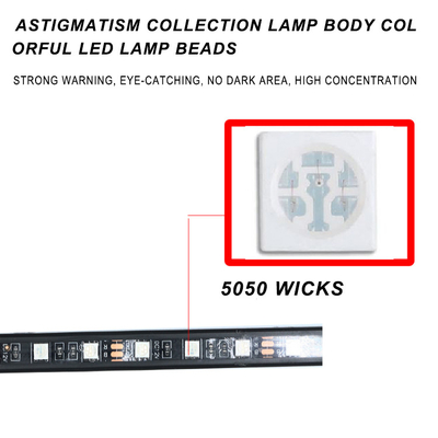 De kleurrijke van de de Sfeerauto van de Stemcontrole Geleide Strook Decoratief rf Rgb 5050 Koplamp