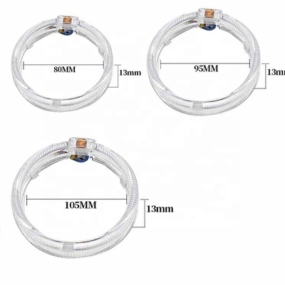 Van de Haloringen van DRL RGB de Auto Binnenlandse Geleide Omringende Lichten CCFL Angel Devil Eyes 80mm 95mm 105mm 110mm