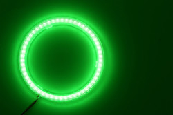 Maïskolf 90mm de RODE BLAUWE Mistlamp 12-18V van de autokoplamp van Angel Eyes