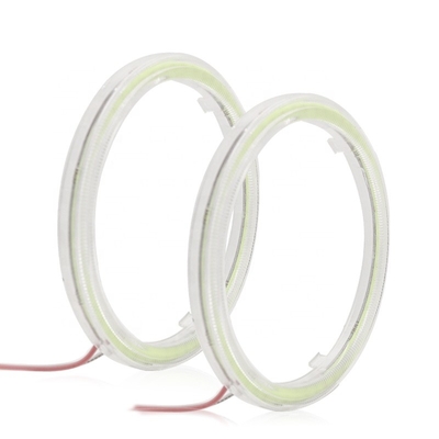 LEIDENE van maïskolfangel eyes Auto Omringende Lichten 100MM RODE BLAUWE Mistlamp 12-18V