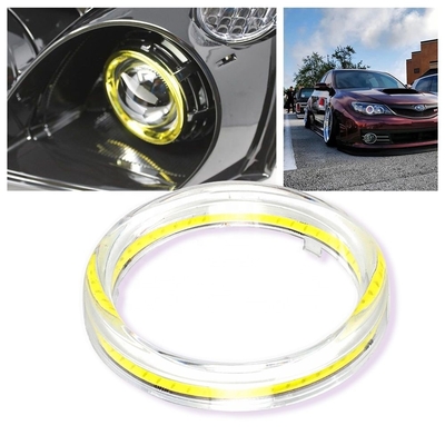 LEIDENE van maïskolfangel eyes Auto Omringende Lichten 100MM RODE BLAUWE Mistlamp 12-18V