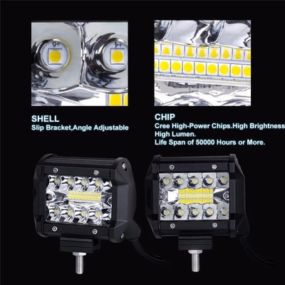 Aluminium legering LED rijlichten 10-30V LED lichtbalk voor voertuig