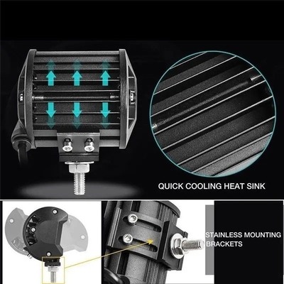 Aluminium legering LED rijlichten 10-30V LED lichtbalk voor voertuig