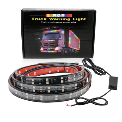 24V 5050 SMD 5A 2.4m Auto Interieur Atmosfeer Lampen Met Afstandsbediening Voor Van Truck