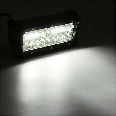 9 inch 180W Dual Row LED Light Bar Wit / Amber Voor offroad auto's