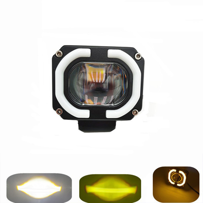 4x4 Offroad LED werklamp koplampen mist rijlicht 12-80V 4 inch 30W Dubbele kleuren