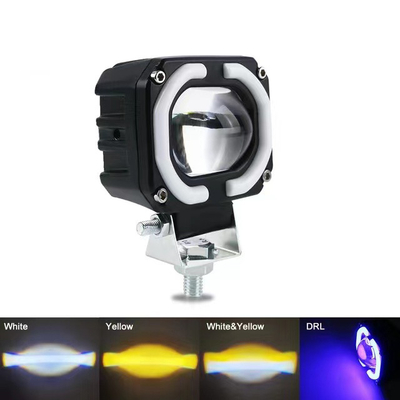 4x4 Offroad LED werklamp koplampen mist rijlicht 12-80V 4 inch 30W Dubbele kleuren