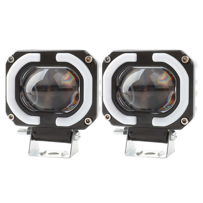 4x4 Offroad LED werklamp koplampen mist rijlicht 12-80V 4 inch 30W Dubbele kleuren