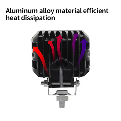 4x4 Offroad LED werklamp koplampen mist rijlicht 12-80V 4 inch 30W Dubbele kleuren