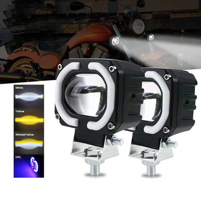 4x4 Offroad LED werklamp koplampen mist rijlicht 12-80V 4 inch 30W Dubbele kleuren