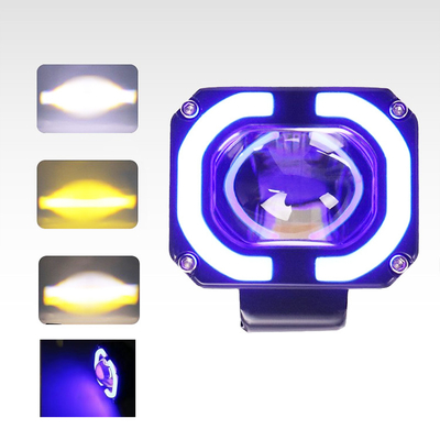 4x4 Offroad LED werklamp koplampen mist rijlicht 12-80V 4 inch 30W Dubbele kleuren