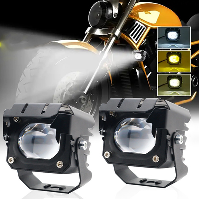 12-80V Amber 3570 LED Dual Color LED Werklichten Voor Motorfiets 30-60W Off Road Driving Lights