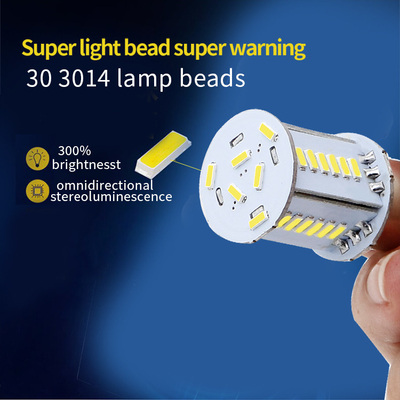 Aanpasbare LED-draailichten voor auto's 3014 30SMD S25 1156 BA15S BAU15S BAY15D Achterlicht