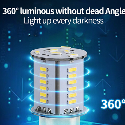 Aanpasbare LED-draailichten voor auto's 3014 30SMD S25 1156 BA15S BAU15S BAY15D Achterlicht