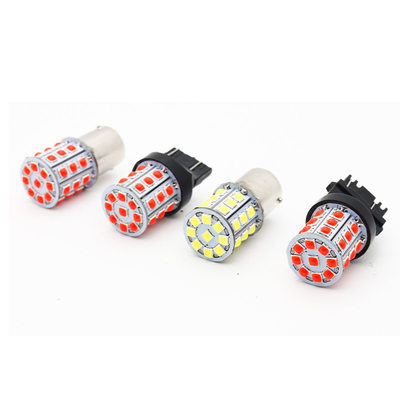 Langdurige witte LED-draaisignalen voor auto's 12V Aluminium legering lichaam Wit Geel Rood 3030 33SMD