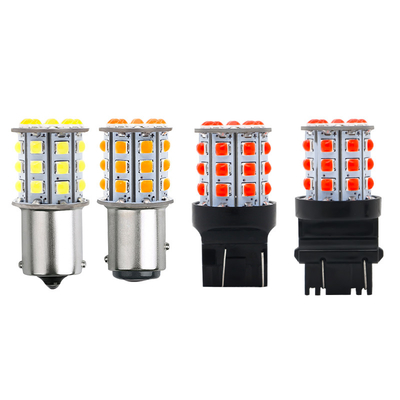 Langdurige witte LED-draaisignalen voor auto's 12V Aluminium legering lichaam Wit Geel Rood 3030 33SMD