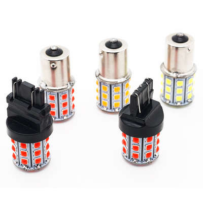 Langdurige witte LED-draaisignalen voor auto's 12V Aluminium legering lichaam Wit Geel Rood 3030 33SMD